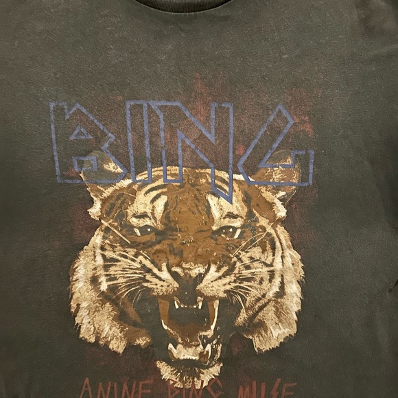 Anine Bing Tiger Tshirt Size Small - Picture 3 of 4